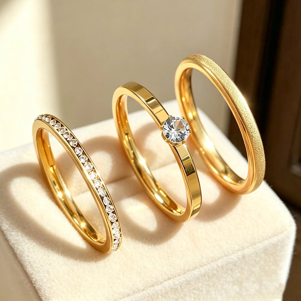 Zircon Ring Set