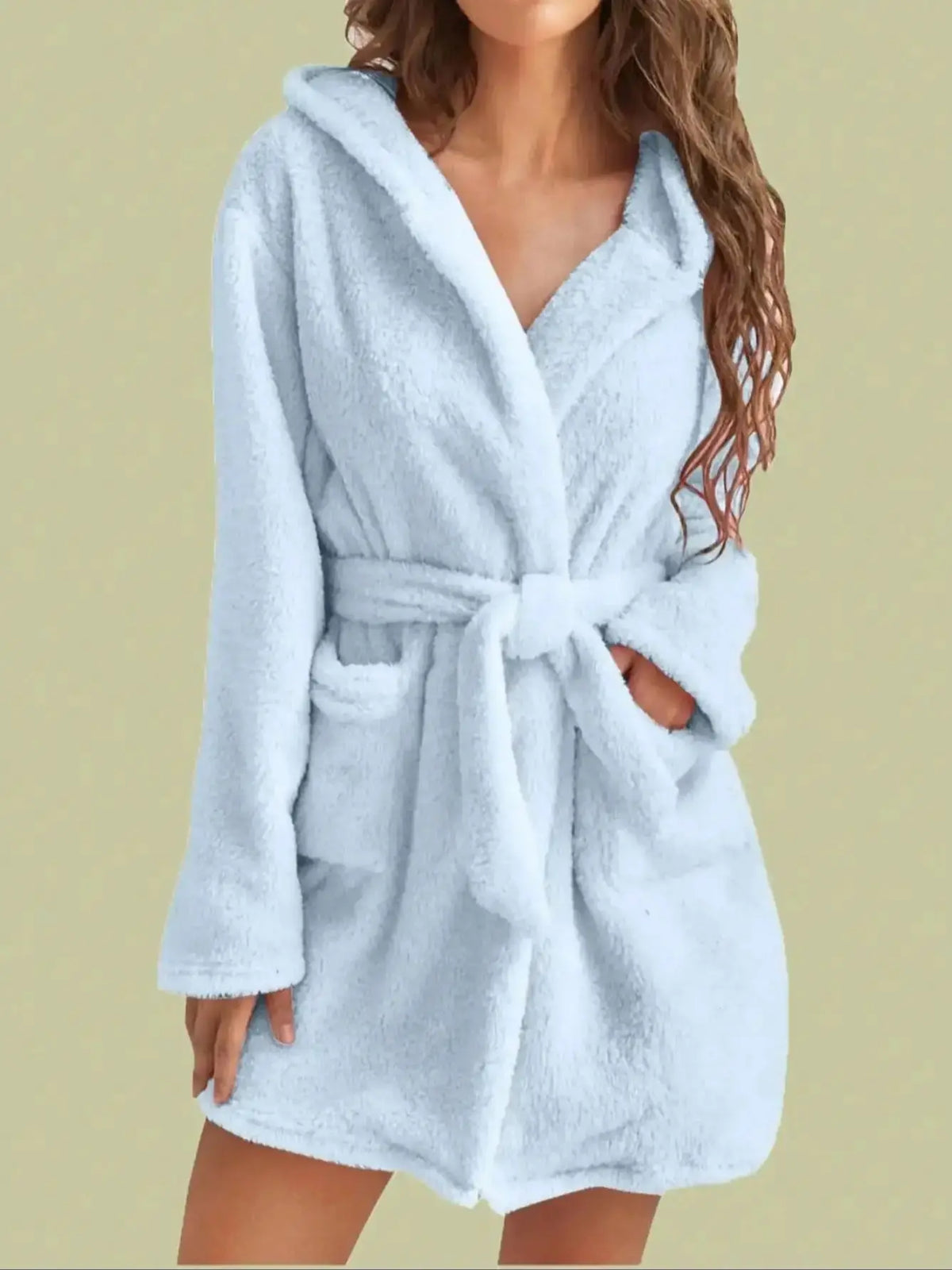 Cozy fleece robe