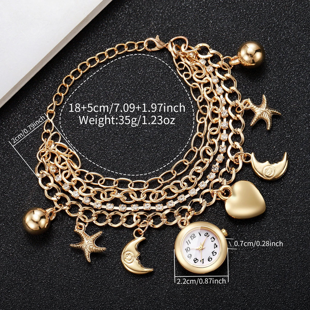 Golden Charm Watch