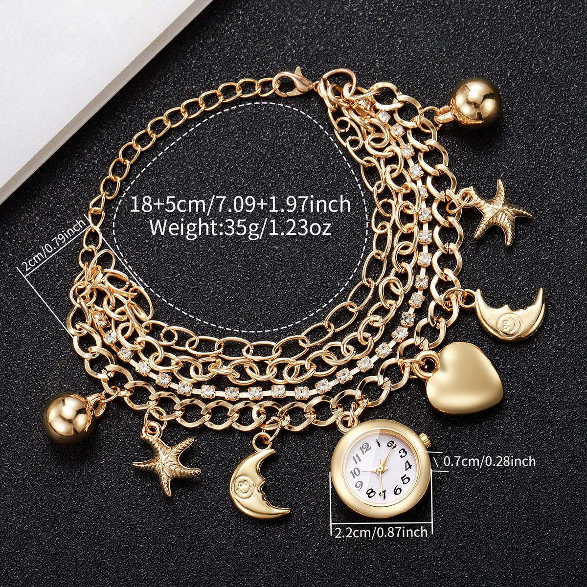 Golden Charm Watch