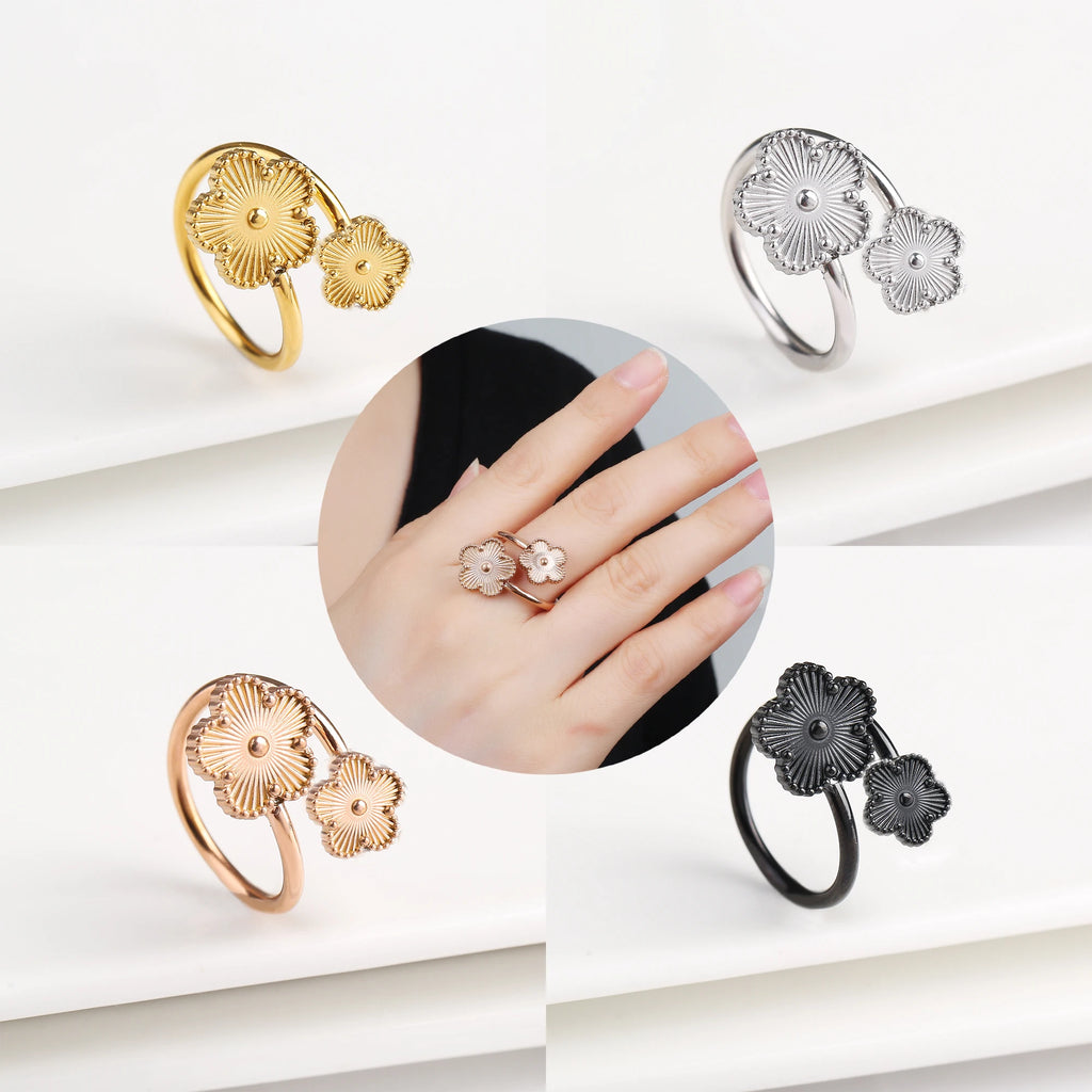 Clover Open Ring