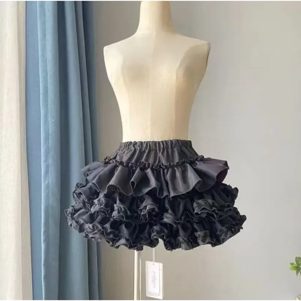 Lace Ruffle Skirt