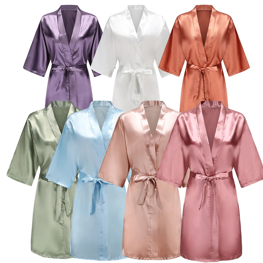 Silky Satin Robe