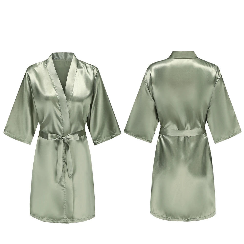 Silky Satin Robe