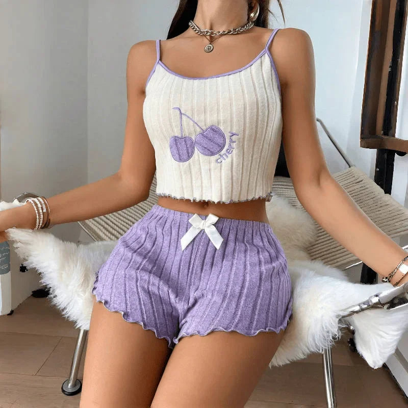 Cherry Pajama Set