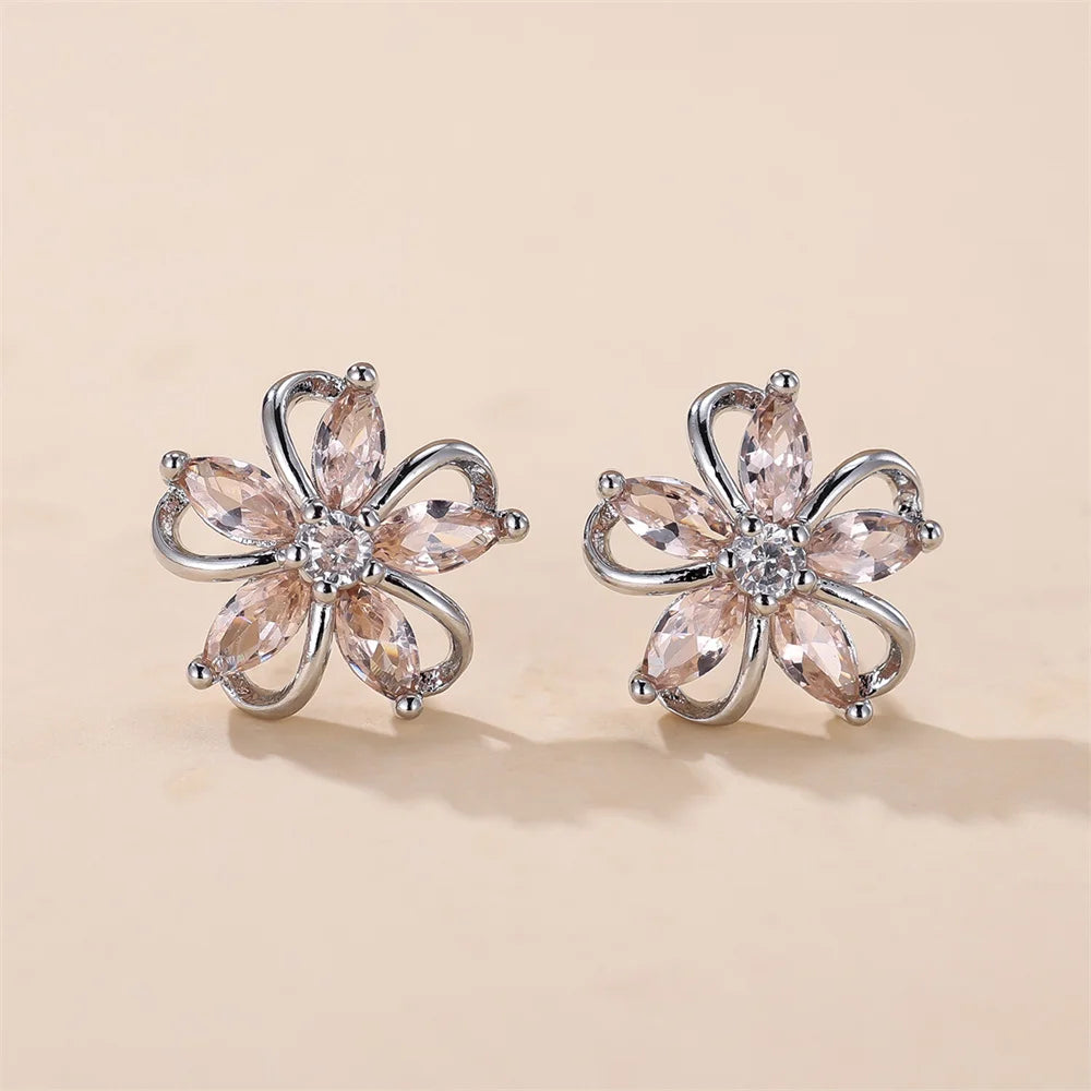 Zircon Star Earrings