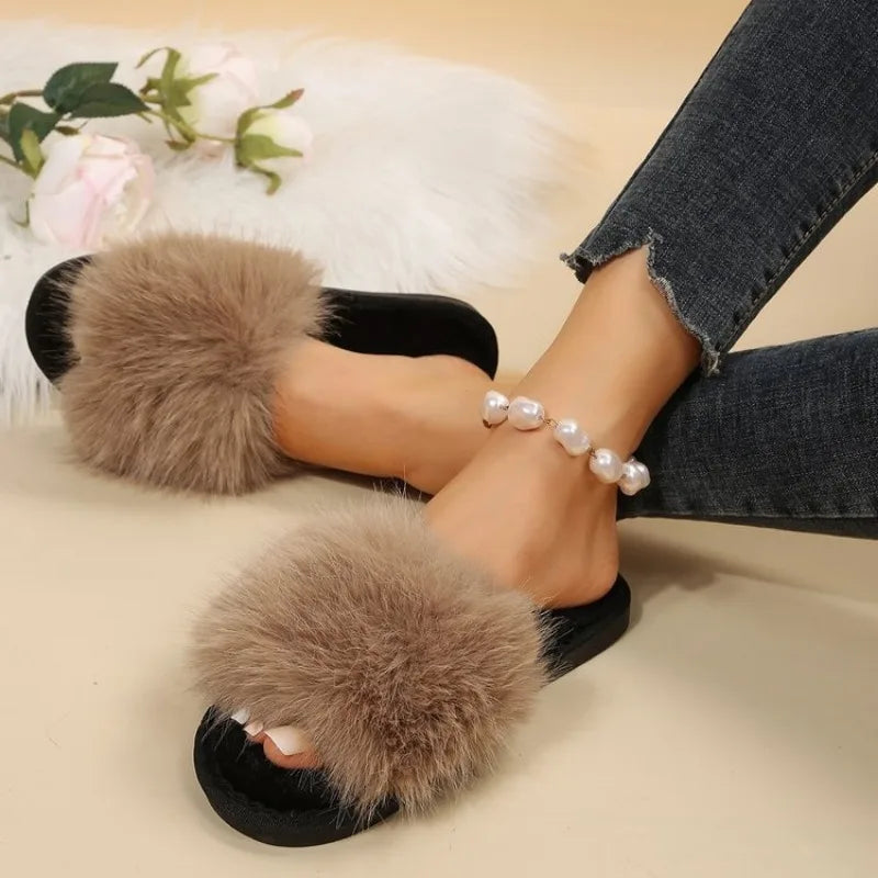 Fur Slippers
