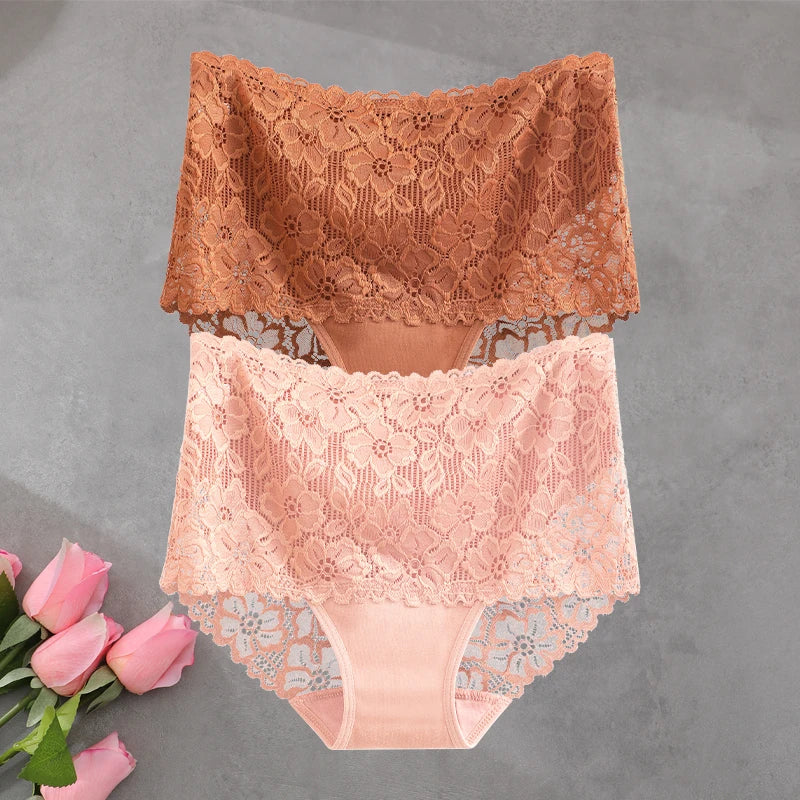Lace High-Waist Panties