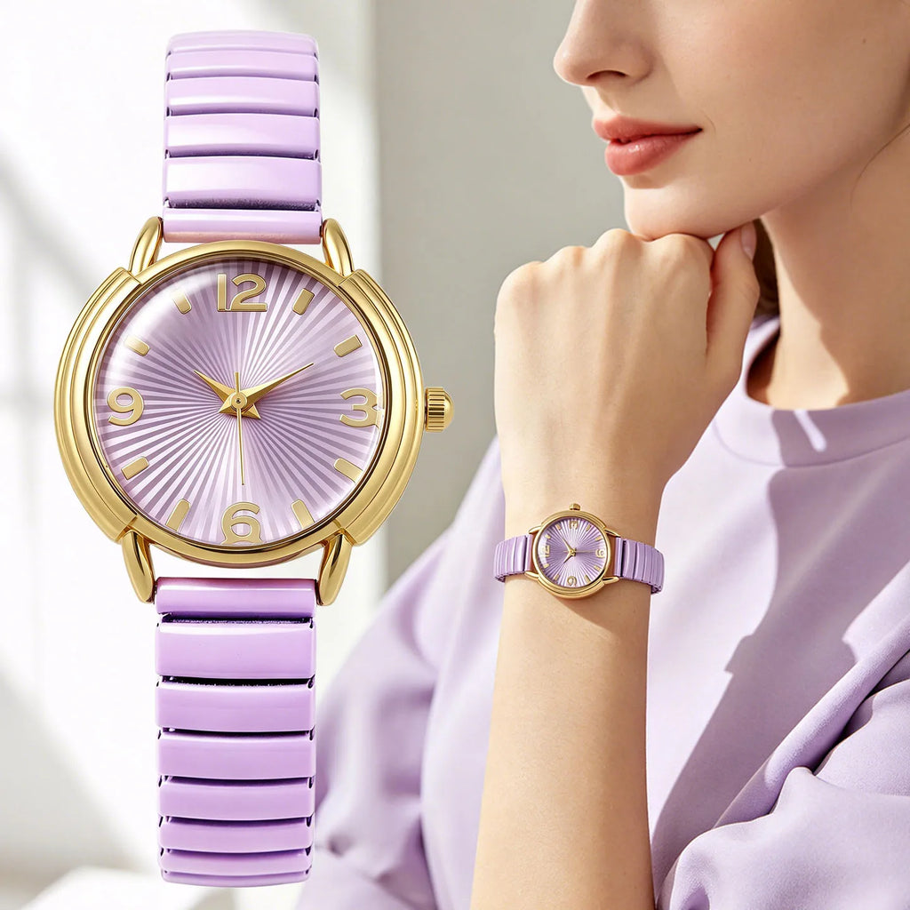 Purple Quartz Watch