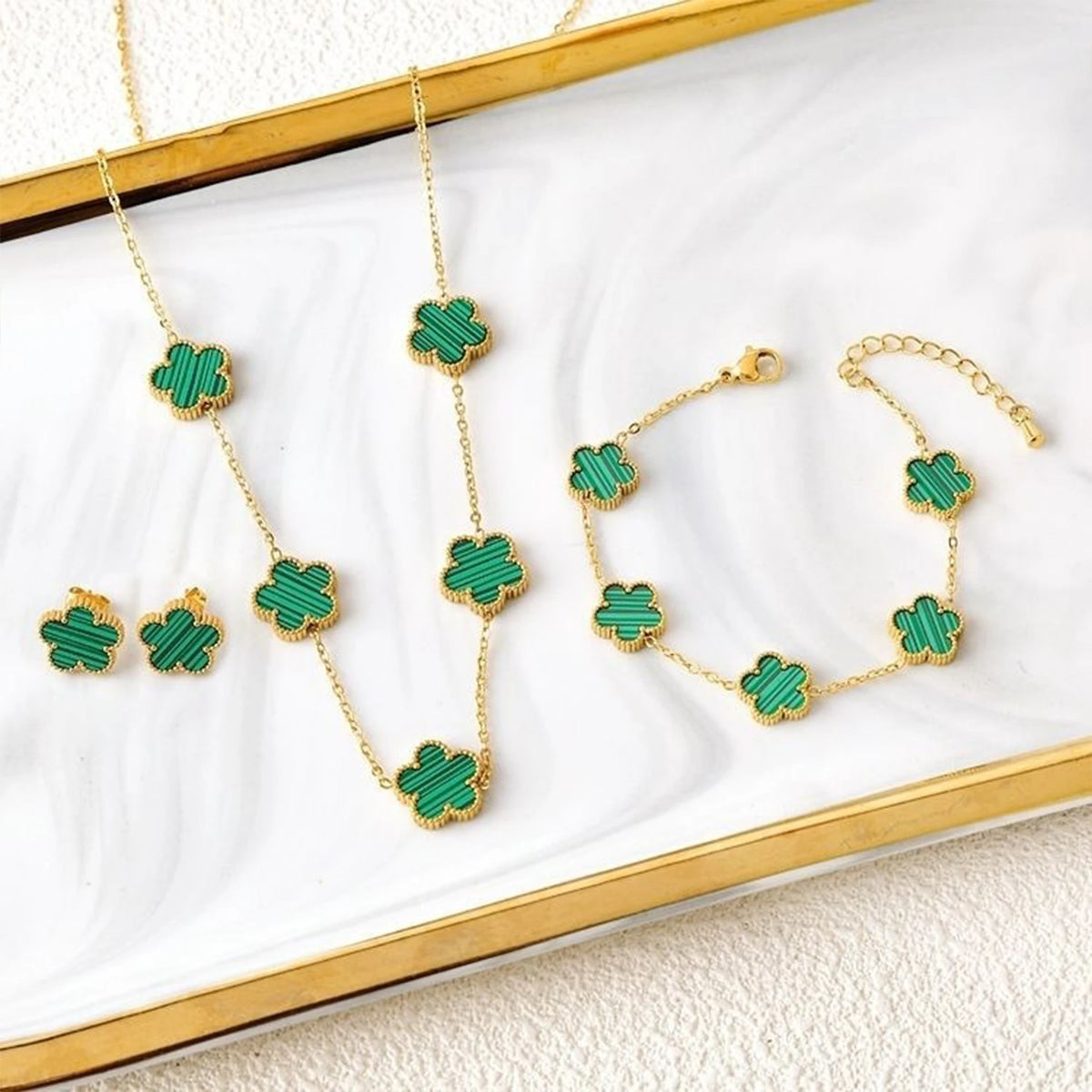 Clover Jewelry Set