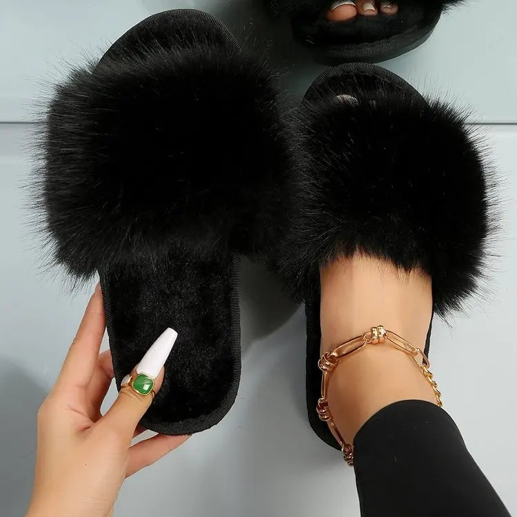 Fur Slippers