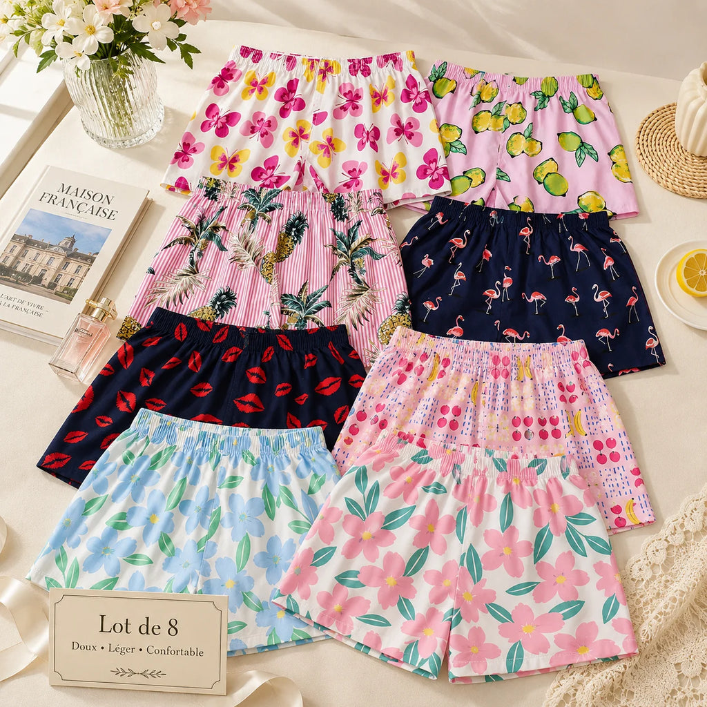 Cotton Pajama Shorts