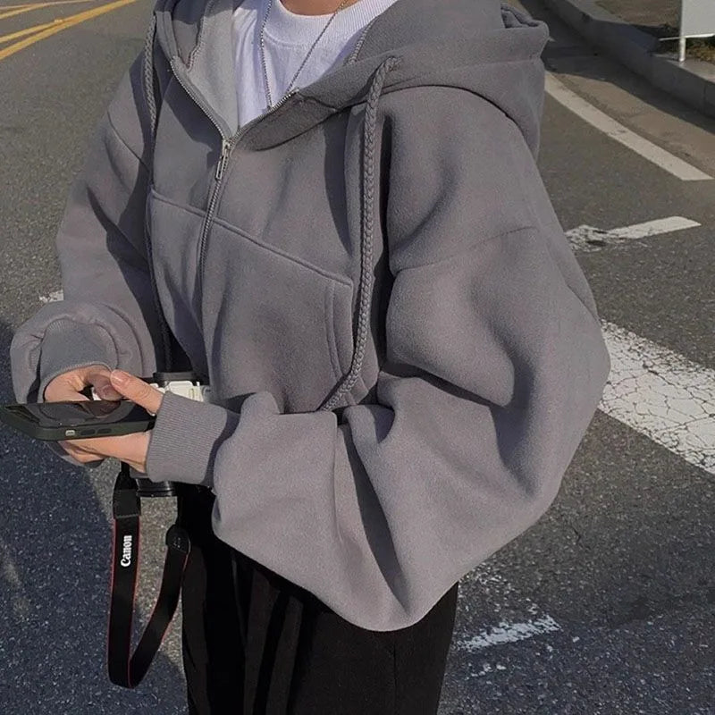 Hooded Crop Jacket