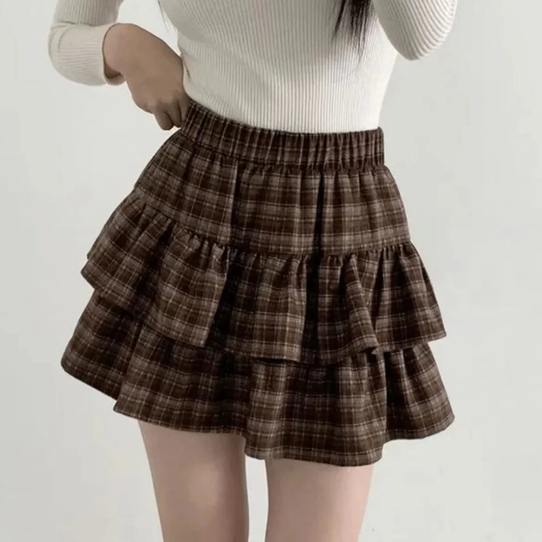 Lace Ruffle Skirt