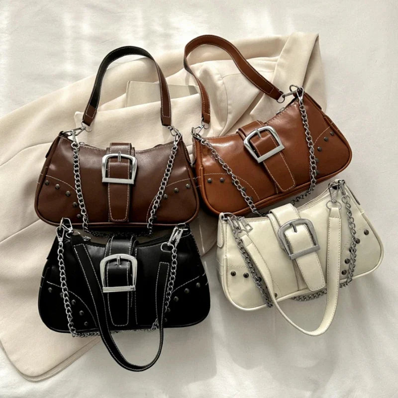 Rivet Shoulder Bag