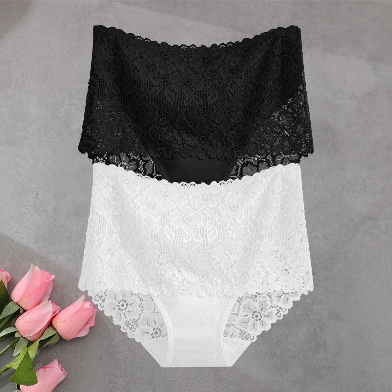 Lace High-Waist Panties