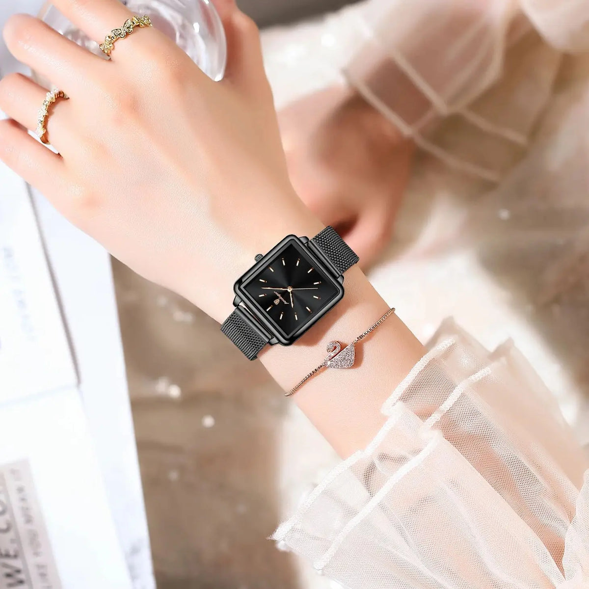 Square Quartz Watch