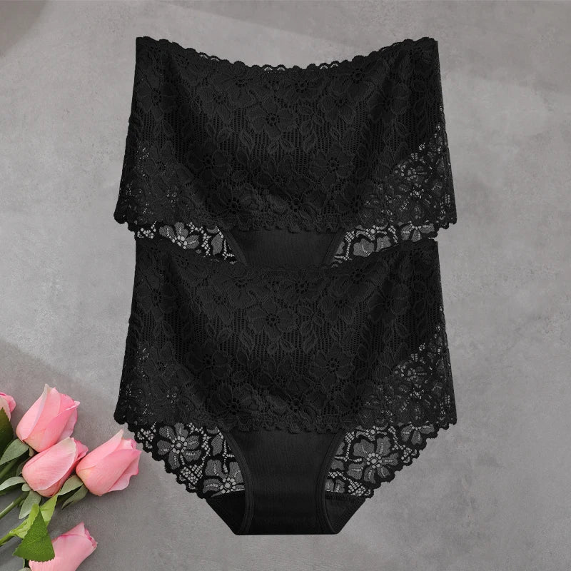 Lace High-Waist Panties