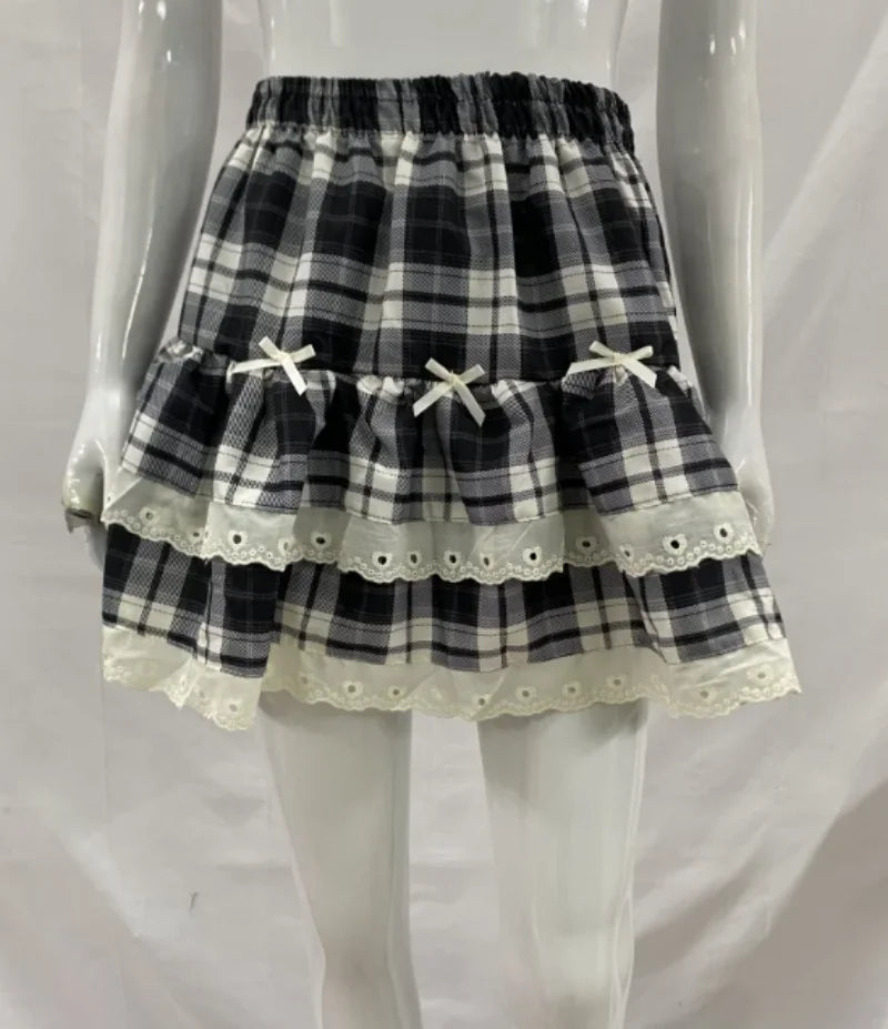 Lace Ruffle Skirt