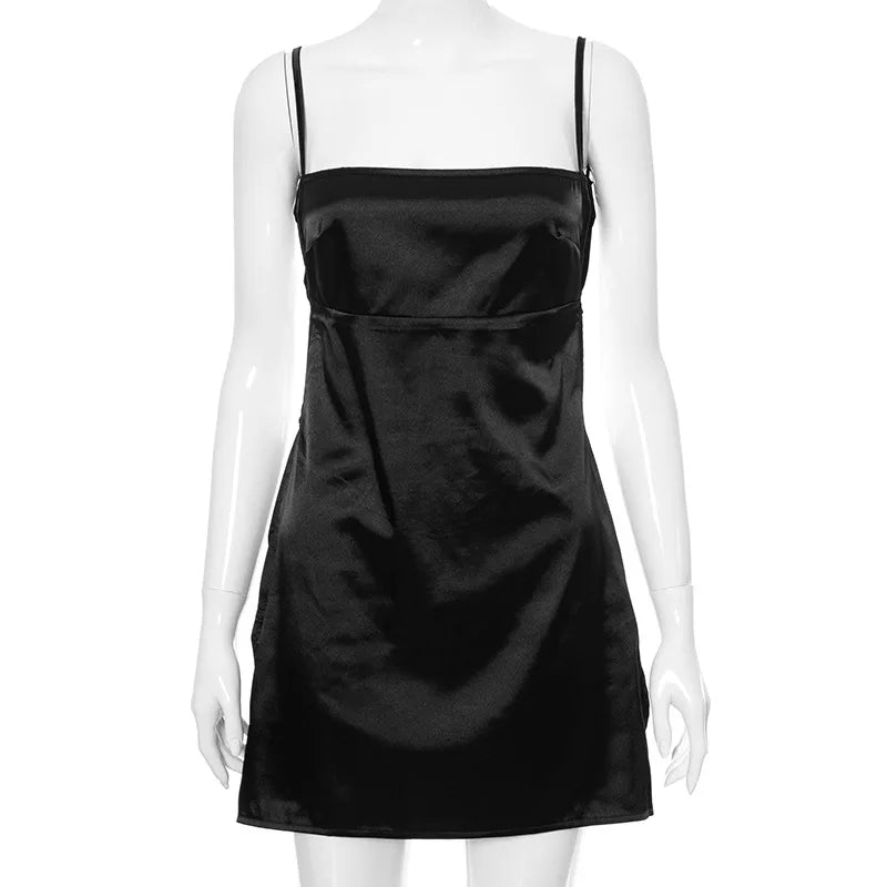 Satin Mini Dress