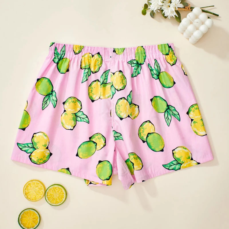 Cotton Pajama Shorts