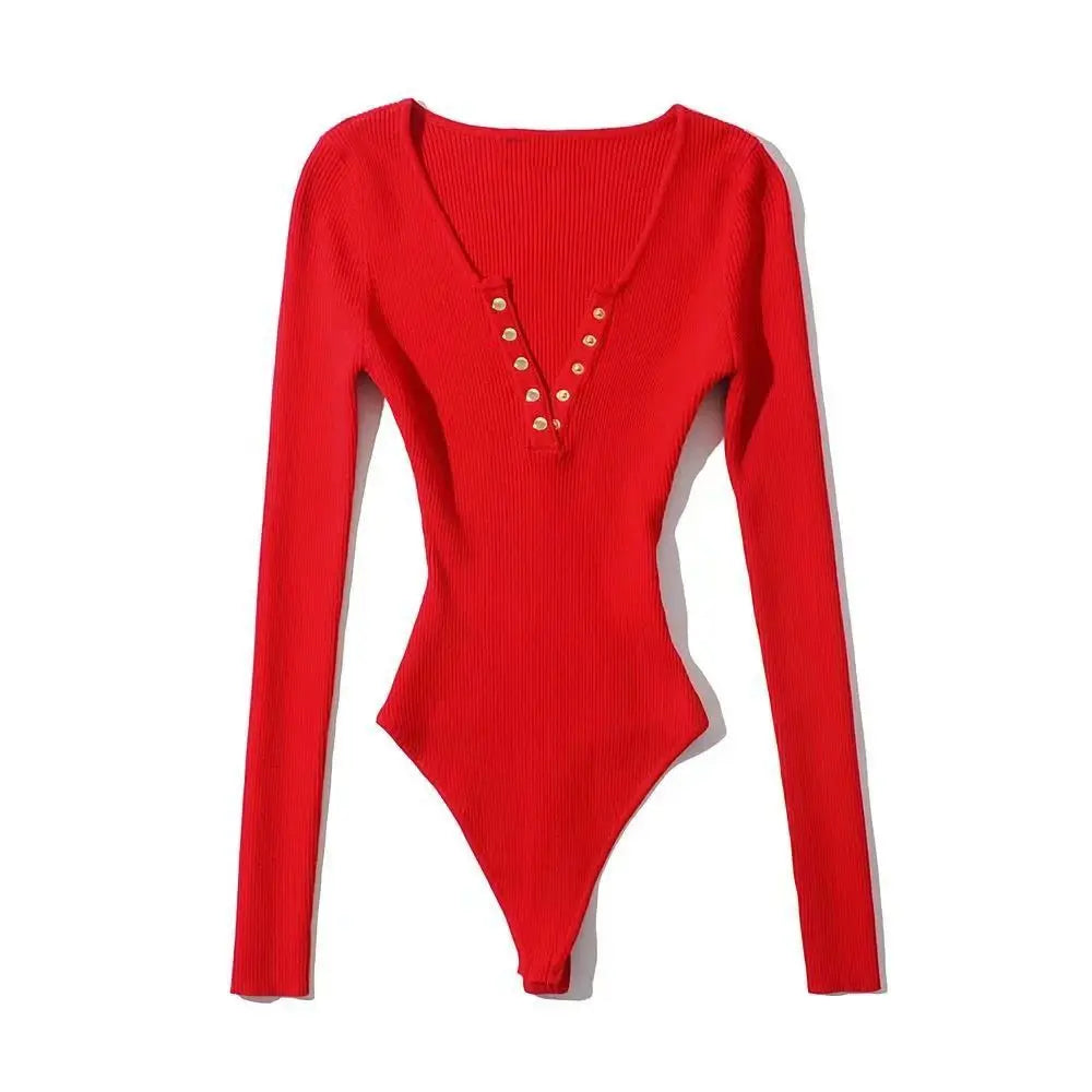 V-Neck Bodysuit