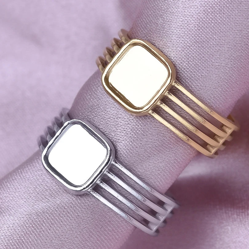Gold Heart Rings