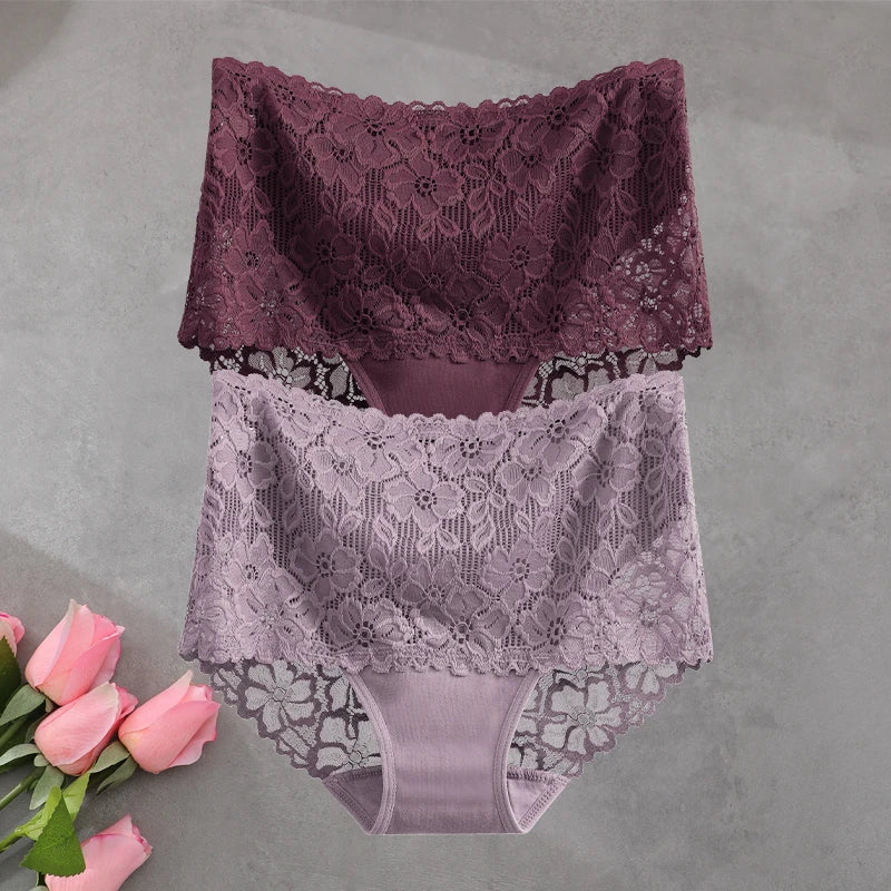 Lace High-Waist Panties