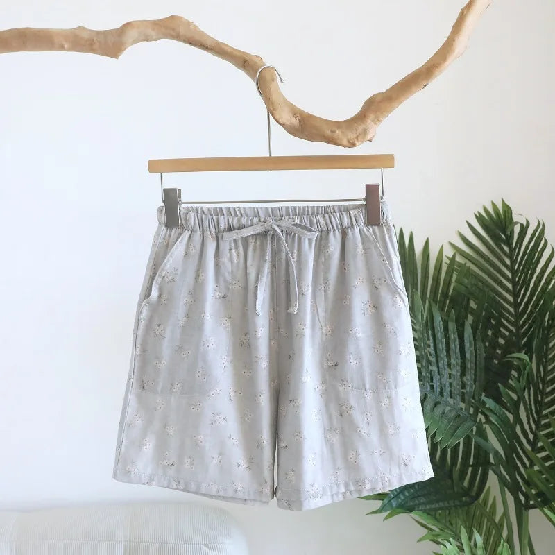 Cherry Cotton Shorts