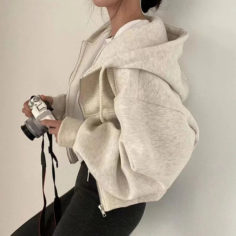 Hooded Crop Jacket