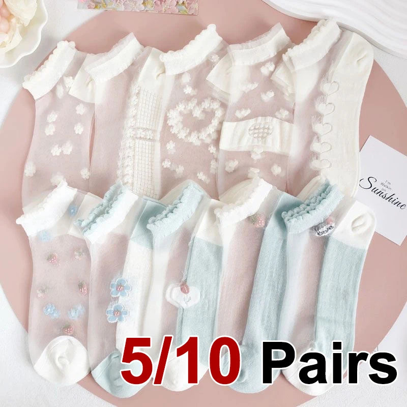 Floral Lace Socks