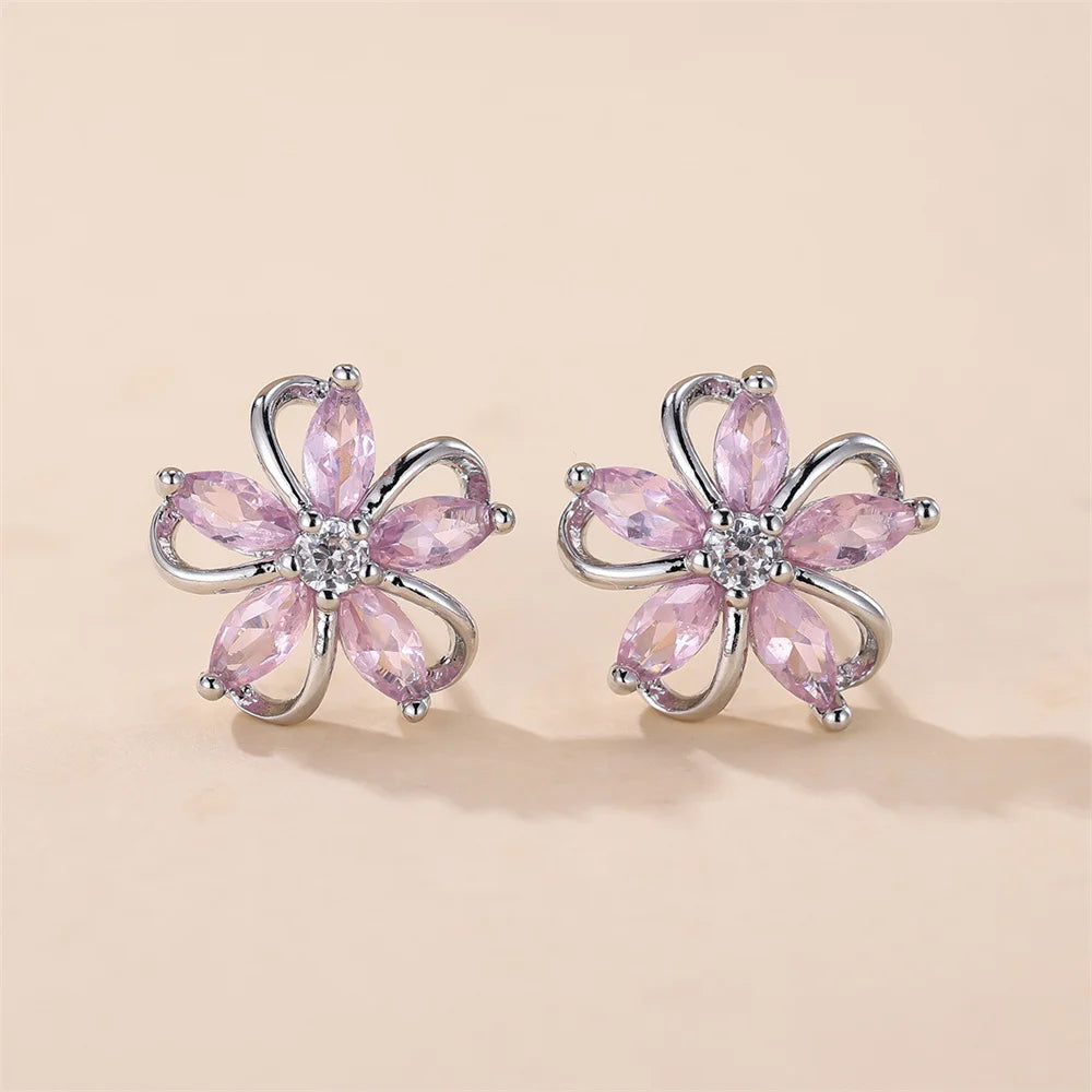 Zircon Star Earrings