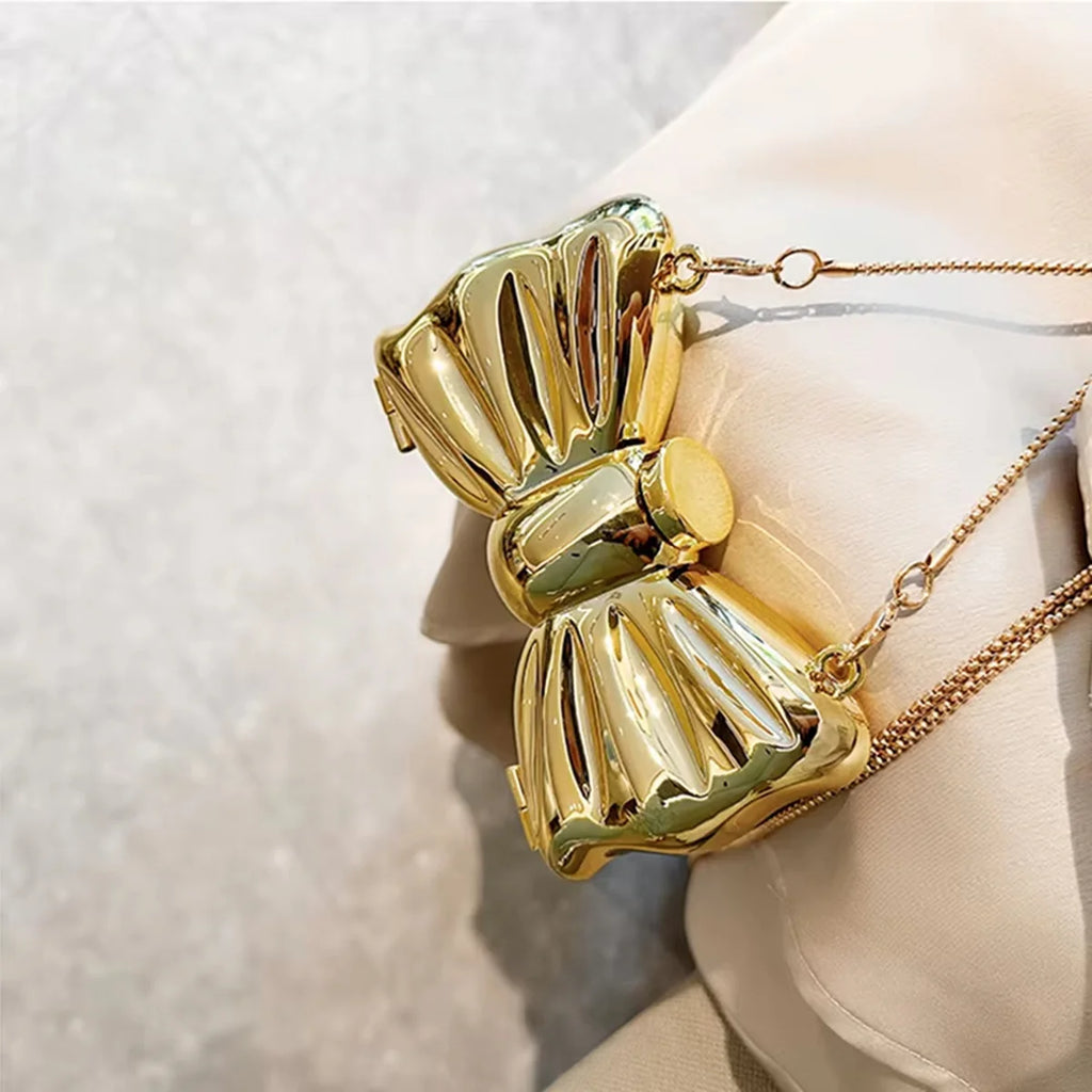 Golden Clutch Bag