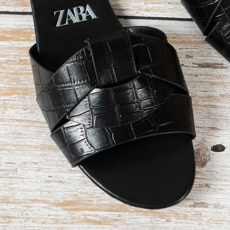 Woven Flat Slippers