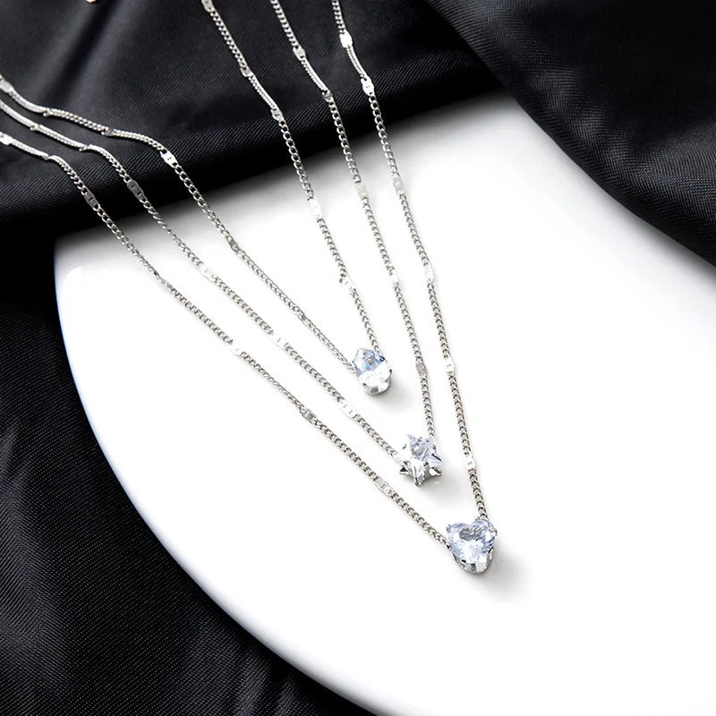 Crystal Heart Necklace