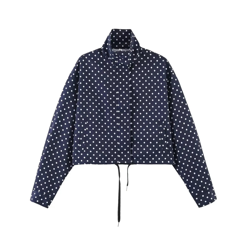 Polka Dot Short Coat