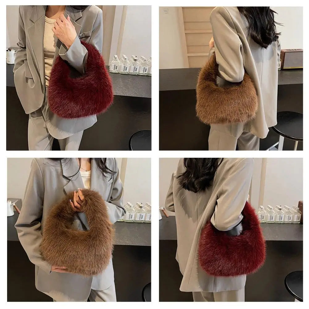 Furry Shoulder Bag