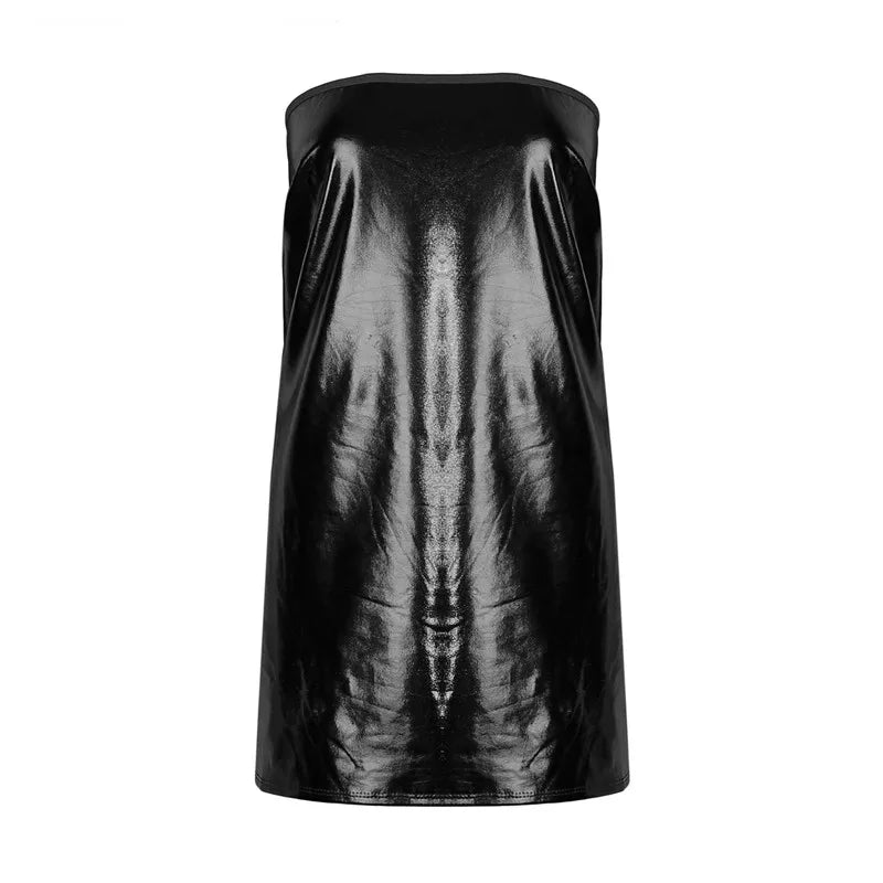 PU Mini Dress