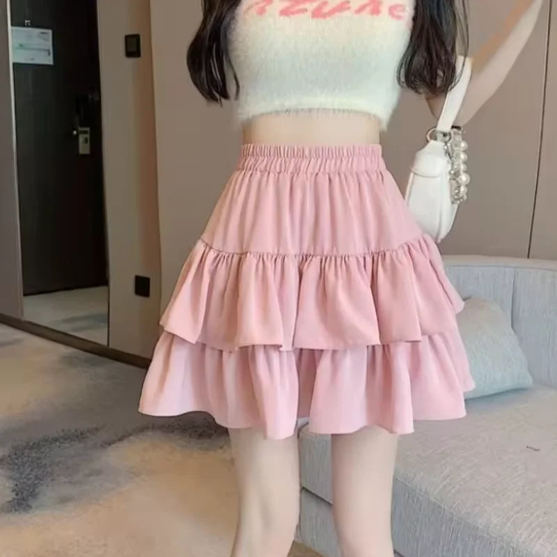 Lace Ruffle Skirt