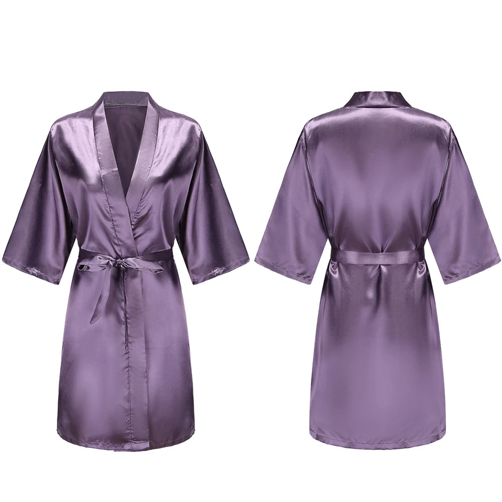 Silky Satin Robe