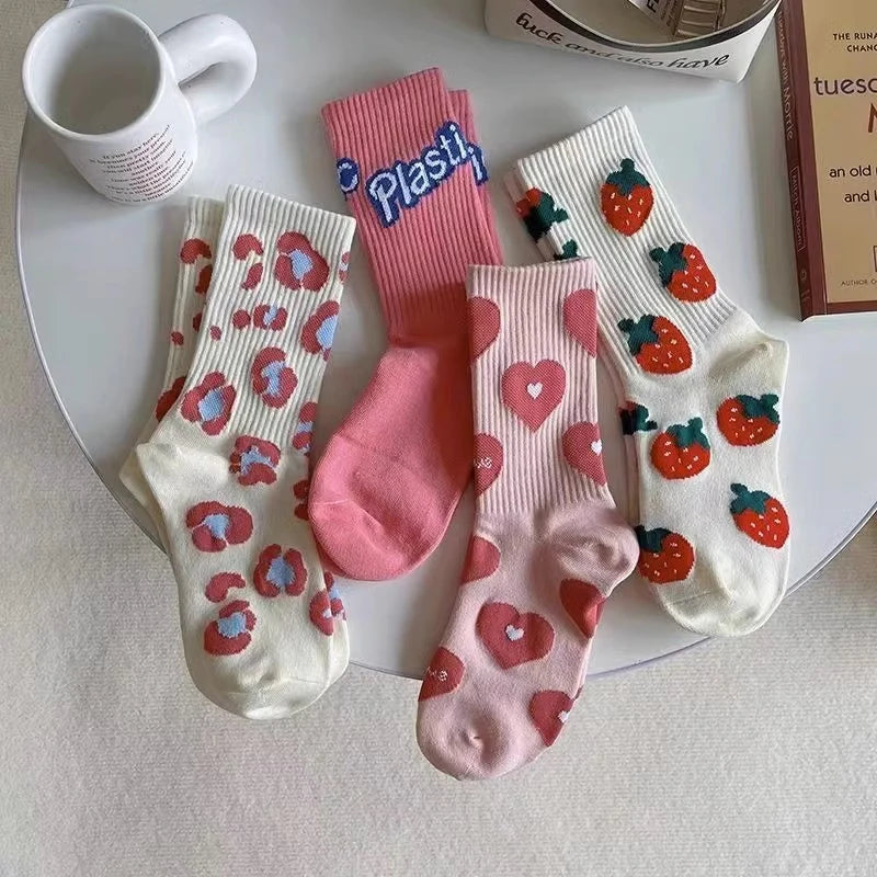Pink Love Socks