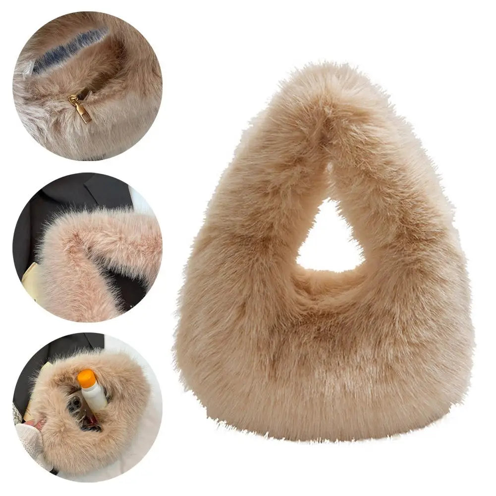 Furry Shoulder Bag