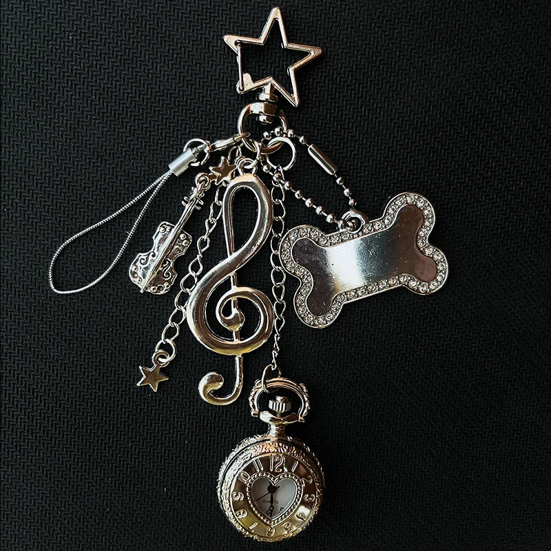 Pocket Watch Keychain