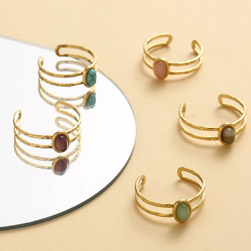 Natural Stone Ring