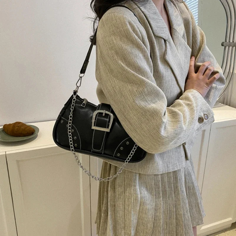 Rivet Shoulder Bag