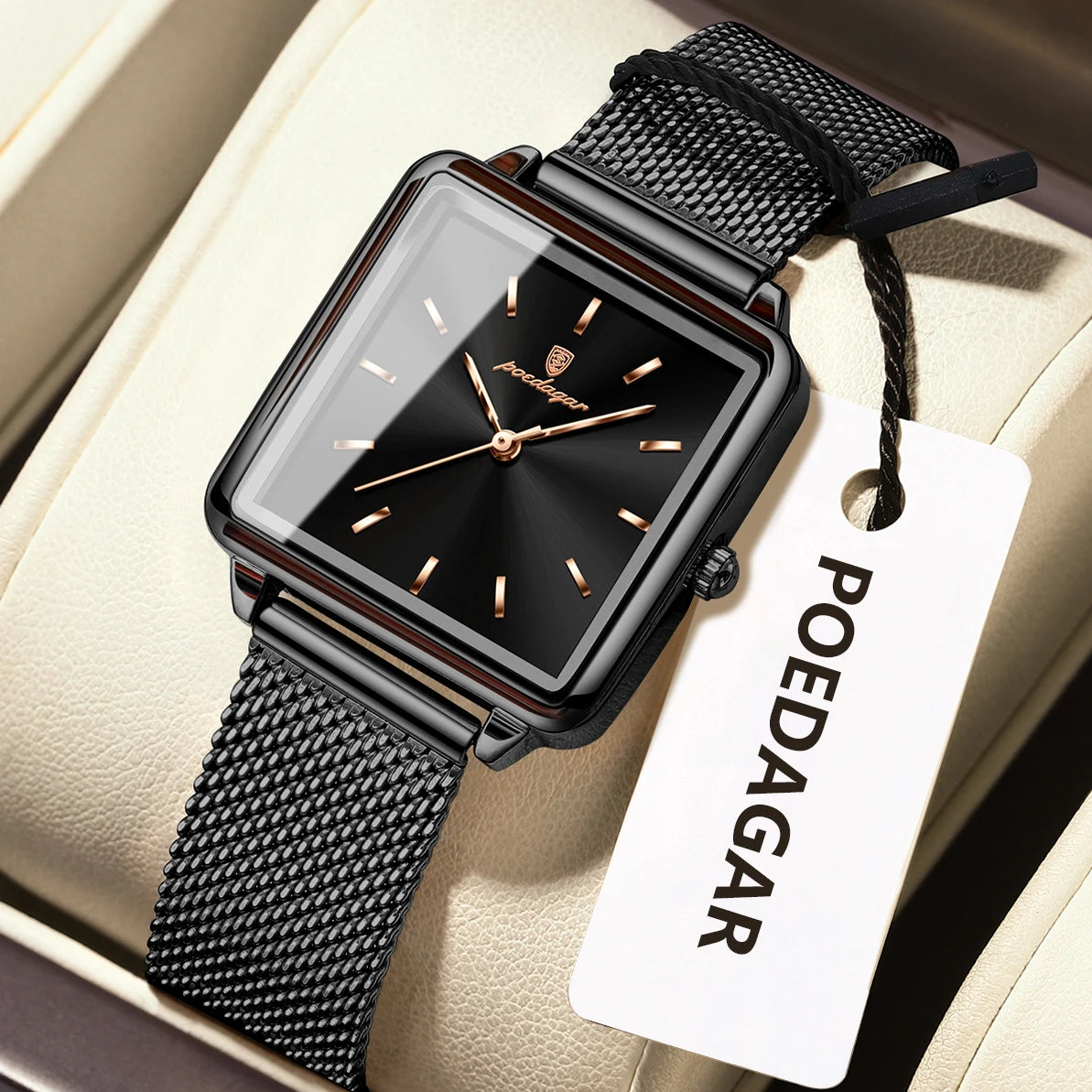 Square Quartz Watch