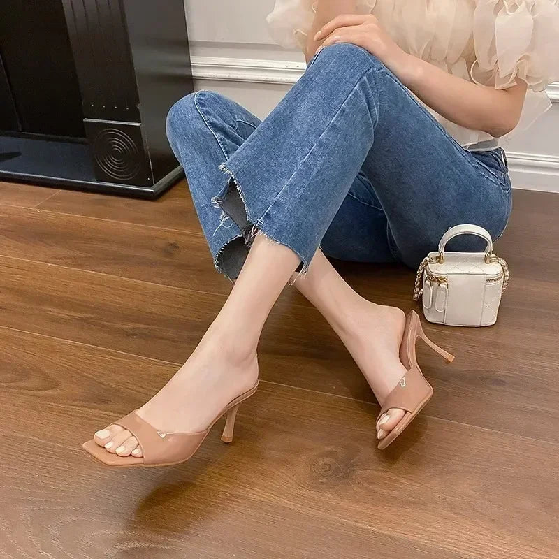 Women’s High Heel Slippers
