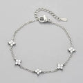 Zircon Flower Bracelet