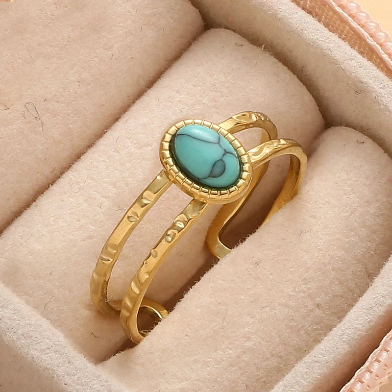 Natural Stone Ring