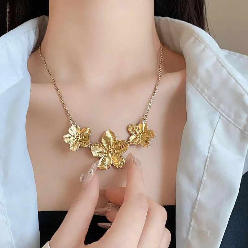 Flower Jewelry Set
